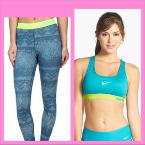 Nike Dri Fit leggings & sports Bra S Bundle